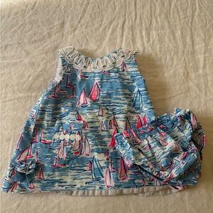 Lily Pultizer Sailboat Dress with Bloomers